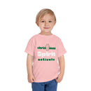 Christmas Spirit Activate Christian Christmas Shirt for Toddlers Short Sleeve Tee Christian Toddler Christmas Shirt