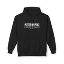 Strong & Courageous Hoodie — Inspirational Motivational Pullover