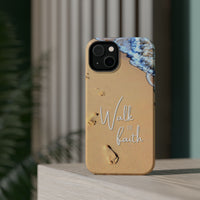 iPhone Inspirational Magnetic Phone Case, Unique Phone Accessories, Faith-Based Gifts, Coastal Vibes, Walk by Faith Design