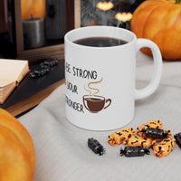 Christian Coffee Mug - Strong Faith - Christian Gifts for Women Men Faith Coffee Mug