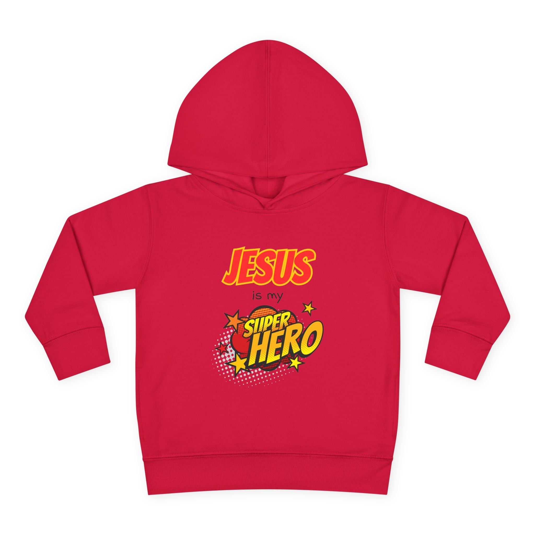 Jesus Is My Superhero Toddler Hoodie – Christian Kids Pullover