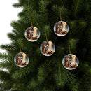 Ceramic Ornament — "Joseph Mary and Jesus" Nativity Christmas Tree Decoration