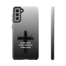 Christian Cross Phone Case — "The Way The Truth The Life" Protective Phone Cover