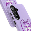 Samsung - "With God All Things Are Possible" Inspirational Purple Tough Case