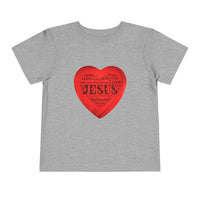 Jesus T-Shirt Christian Shirt for Toddlers Short Sleeve Tee Christian Toddler Christmas Shirt