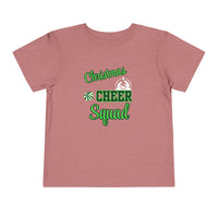 Christmas Cheer Squad Christian Christmas Shirt for Toddlers Short Sleeve Tee Christian Toddler Christmas Shirt