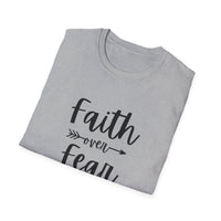 Faith Over Fear Unisex Softstyle T-Shirt | Christian Shirts for Women Men - Faith Based Gifts