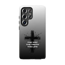 Christian Cross Phone Case — "The Way The Truth The Life" Protective Phone Cover