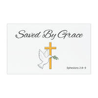 Saved By Grace Inspirational Car Magnets - Faith-Based Gifts, Religious Decor