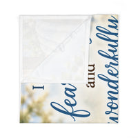 Fearfully and Wonderfully Made Christian Baby Swaddle Blanket