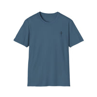 Back design - Jesus Has My Back T-Shirt — Christian Faith Cross Tee