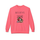 Believe Every Knee Shall Bow Christmas Sweatshirt - Christian Sweatshirts for Women Men - Christmas Sweatshirts for Christians  - Faith Christmas Sweatshirts