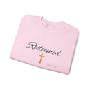Embroidered Redeemed Psalm 77:15 Unisex Heavy Blend Crewneck Sweatshirt