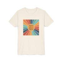 Youth Tee — 'Created With A Purpose' Retro Sunburst Kids T-Shirt