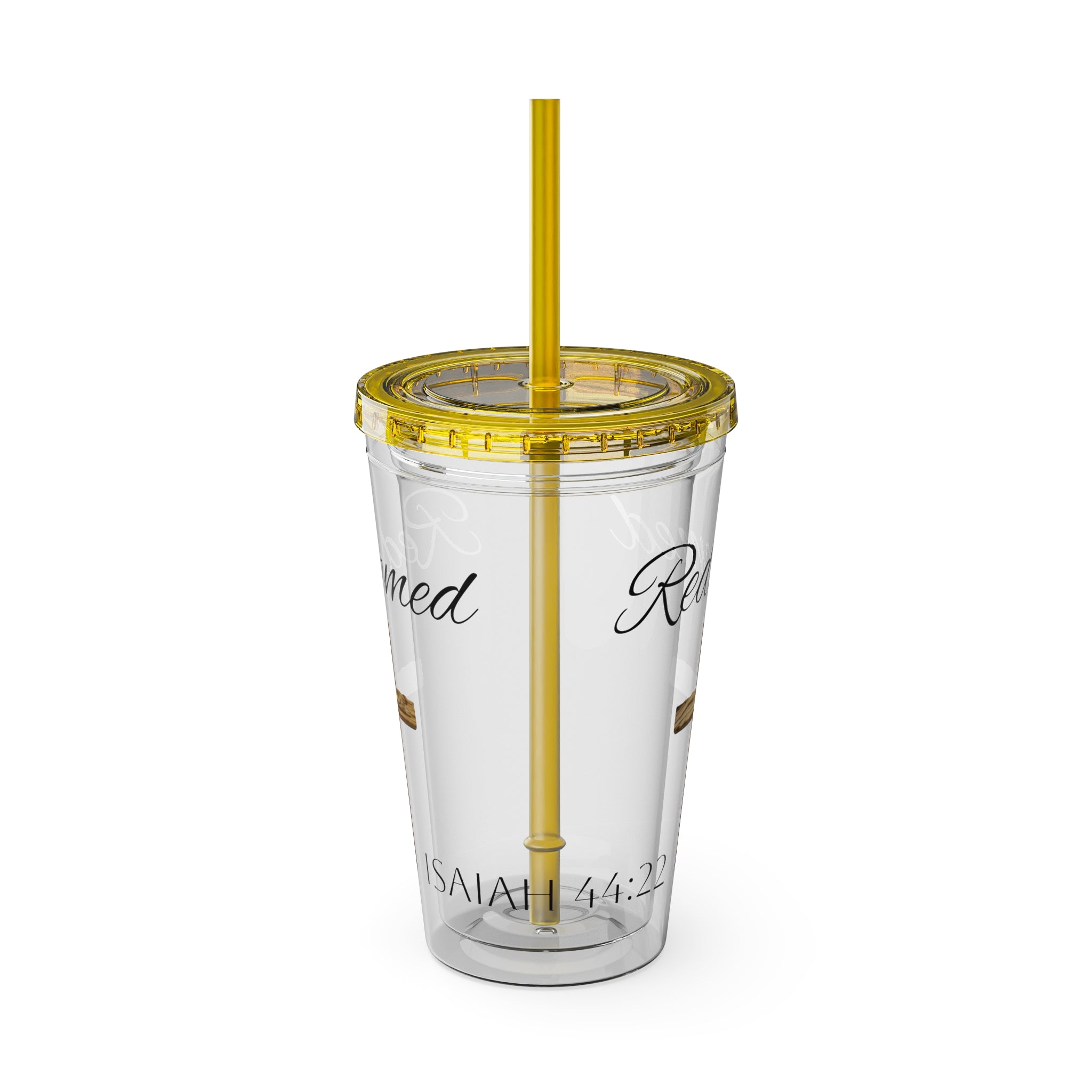 Redeemed Water Tumbler - Christian Gifts for Women Men - Faith Based Gifts