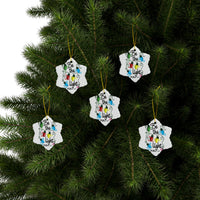 Ceramic Ornament — "Be The Light" Nativity Christmas Tree Decoration