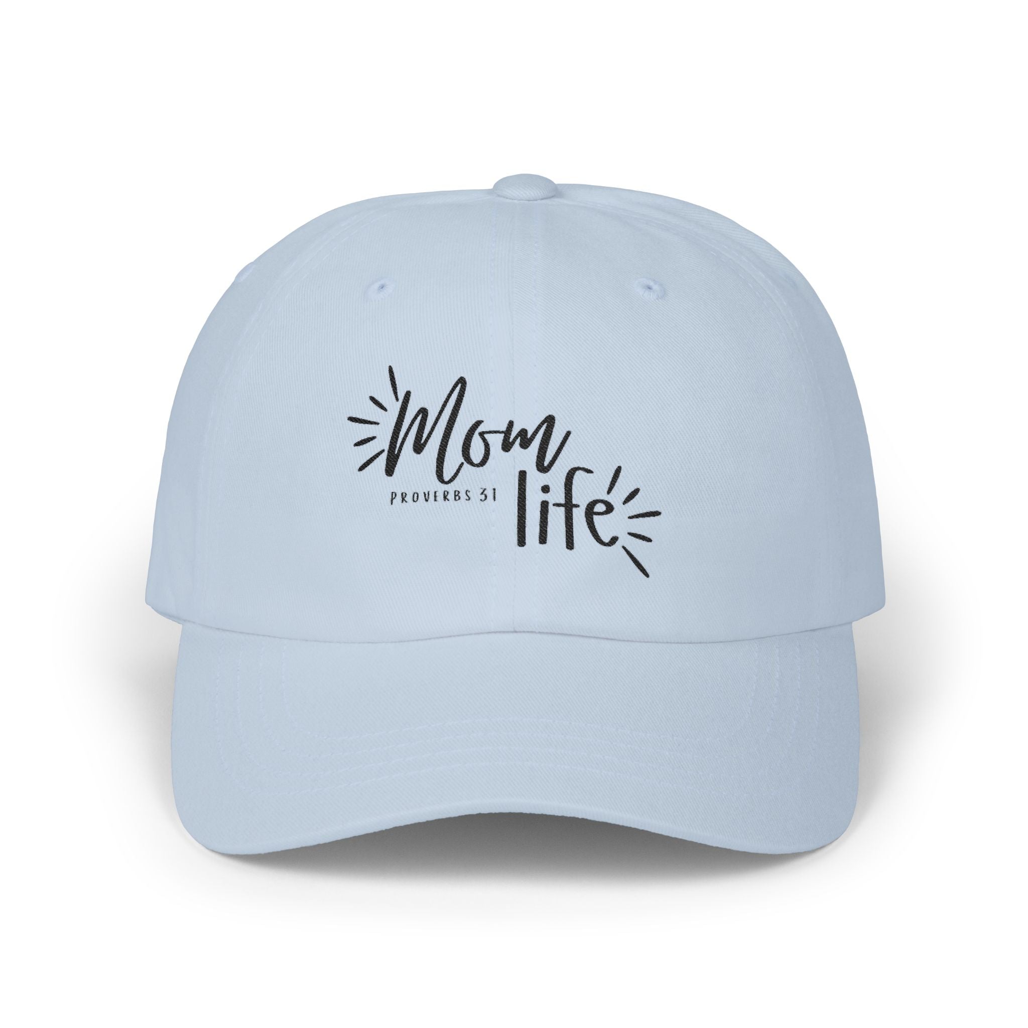 Mom Life Hat — Embroidered 'Mom Life' Baseball Hat, Mother's Day Gift