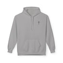 Jesus Has My Back Midweight Softstyle Fleece Hoodie