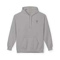 Jesus Has My Back Midweight Softstyle Fleece Hoodie