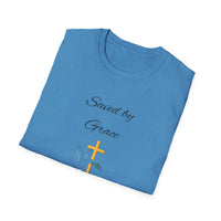 Saved By Grace Christian Shirt for Women Men Shirts for Christians