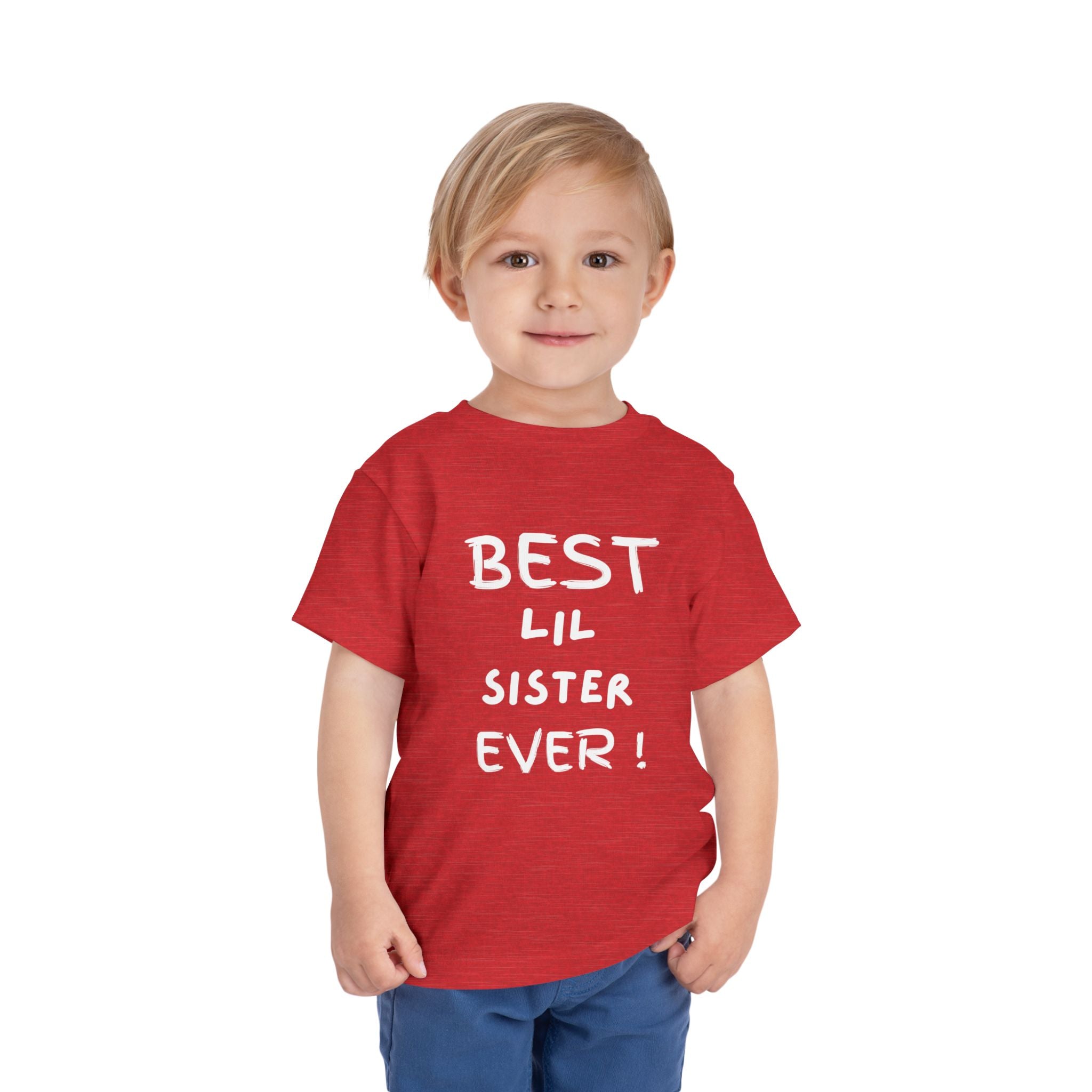 Best Lil Sister Ever Toddler Tee