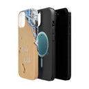 iPhone Inspirational Magnetic Phone Case, Unique Phone Accessories, Faith-Based Gifts, Coastal Vibes, Walk by Faith Design