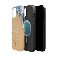 iPhone Inspirational Magnetic Phone Case, Unique Phone Accessories, Faith-Based Gifts, Coastal Vibes, Walk by Faith Design