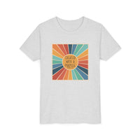 Youth Tee — 'Created With A Purpose' Retro Sunburst Kids T-Shirt