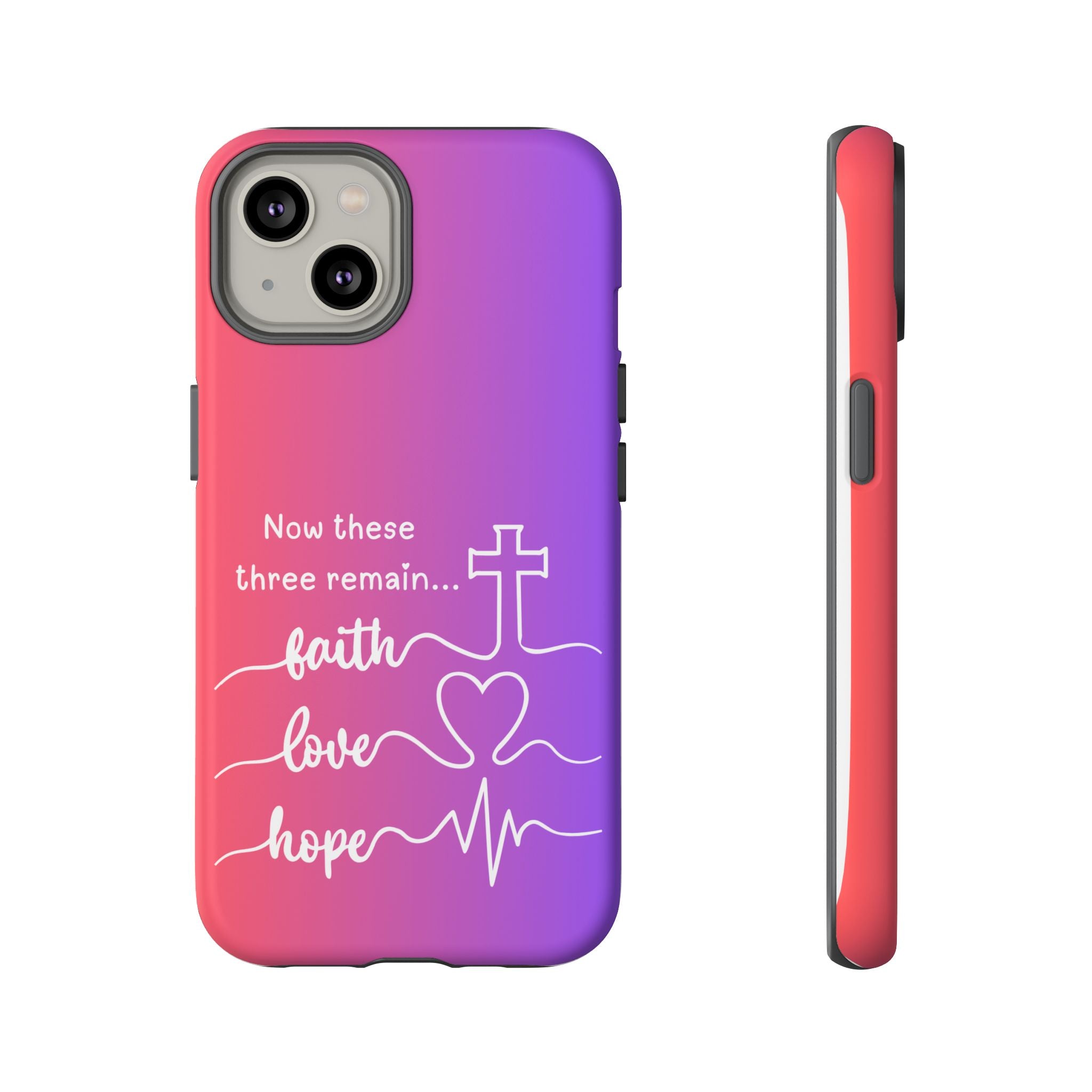 iPhone - Faith, Love & Hope Gradient Phone Case
