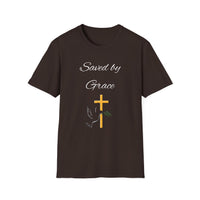 Saved By Grace Christian Shirt for Women Men Shirts for Christians