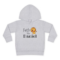 Toddler Hoodie — "Faith Like Daniel" Lion Christian Pullover