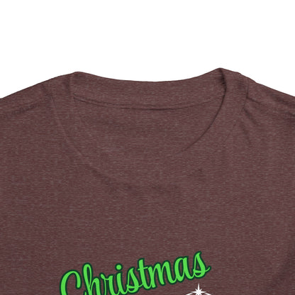 Christmas Cheer Squade Christian Christmas Shirt for Toddlers Short Sleeve Tee Christian Toddler Christmas Shirt