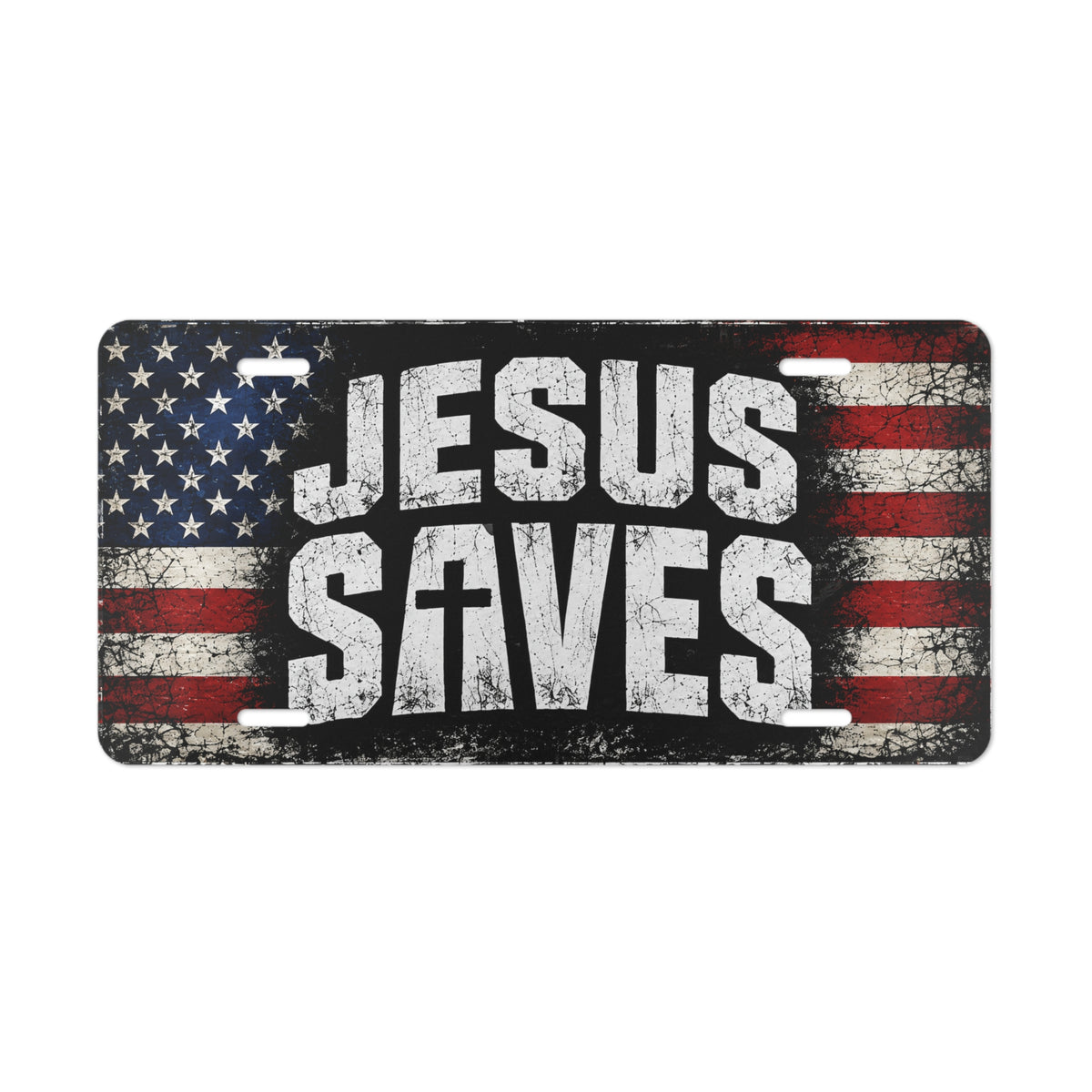 Jesus Saves Christian Vanity Plate