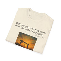 Isaiah 12:3 T-Shirt | Perfect for Faith and Everyday Wear,