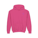 Back design - Youth Hoodie — 'I Timothy 6:7' Colorful Faith Graphic Hoodie (All You Need Is God)