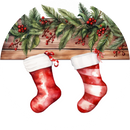 Personalized Christmas Stocking Ceramic Ornament – Custom Name Holiday Decoration