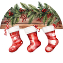 Personalized Christmas Stocking Ceramic Ornament – Custom Name Holiday Decoration