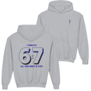 Youth Hoodie — "6:7" 1 Timothy Faith Hoodie, "All You Need Is God" Christian Sweatshirt