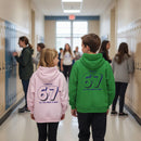 Youth Hoodie — "6:7" 1 Timothy Faith Hoodie, "All You Need Is God" Christian Sweatshirt