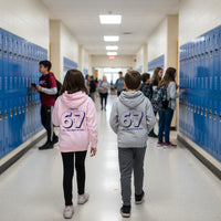 Youth Hoodie — "6:7" 1 Timothy Faith Hoodie, "All You Need Is God" Christian Sweatshirt