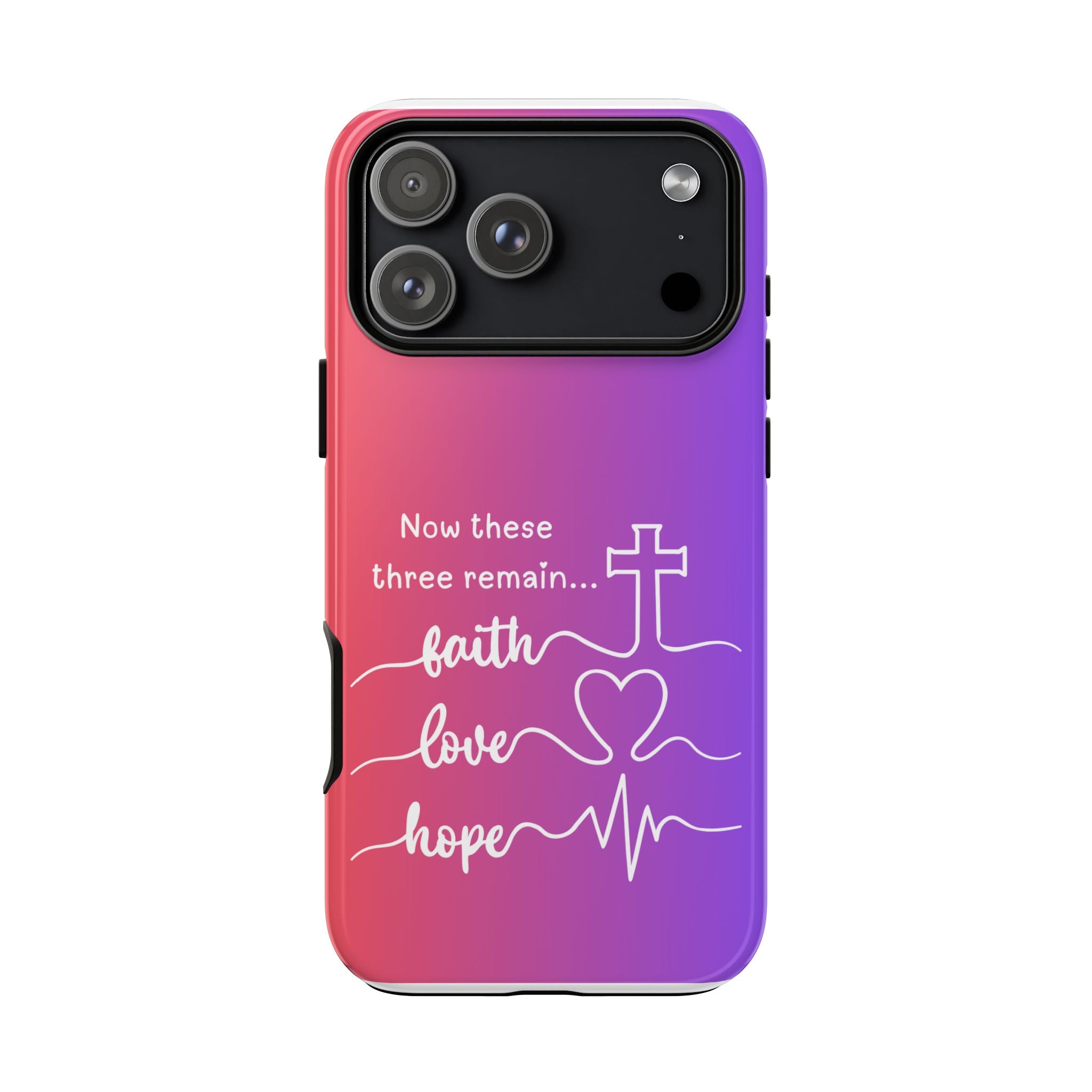 iPhone - Faith, Love & Hope Gradient Phone Case