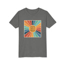 Youth Tee — 'Created With A Purpose' Retro Sunburst Kids T-Shirt