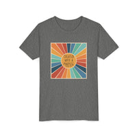 Youth Tee — 'Created With A Purpose' Retro Sunburst Kids T-Shirt