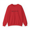 Embroidered Believe John 3:16 Unisex Heavy Blend Crewneck Sweatshirt
