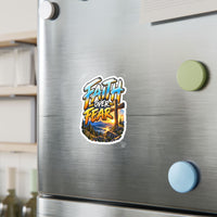 Faith Over Fear – Mountain Cross Christian Vinyl Sticker