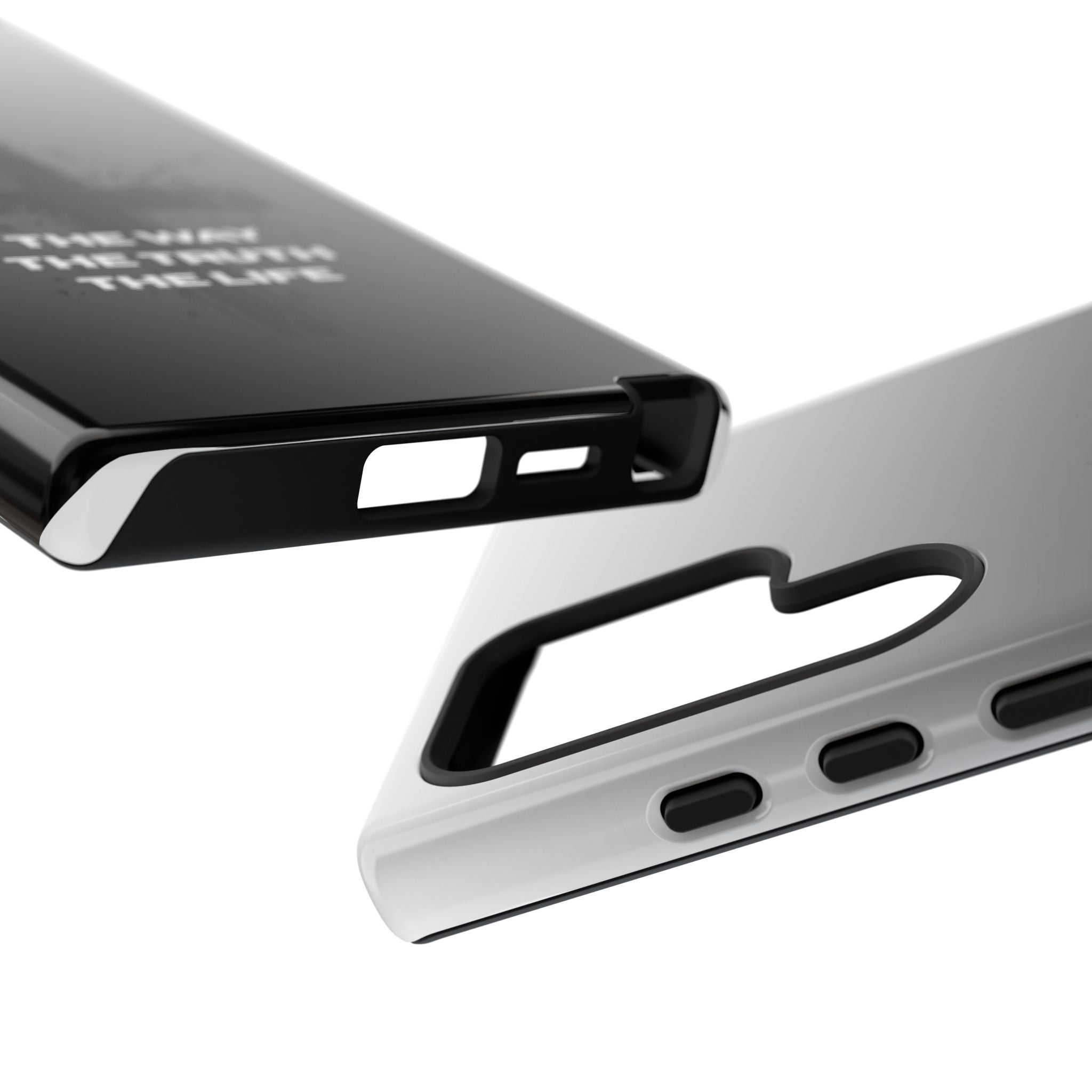 Christian Cross Phone Case — "The Way The Truth The Life" Protective Phone Cover