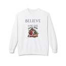 Believe Every Knee Shall Bow Christmas Sweatshirt - Christian Sweatshirts for Women Men - Christmas Sweatshirts for Christians  - Faith Christmas Sweatshirts