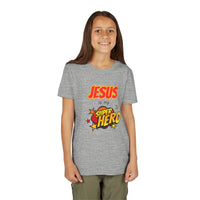 Kids 'Jesus Is My Superhero' T-Shirt — Christian Youth Tee