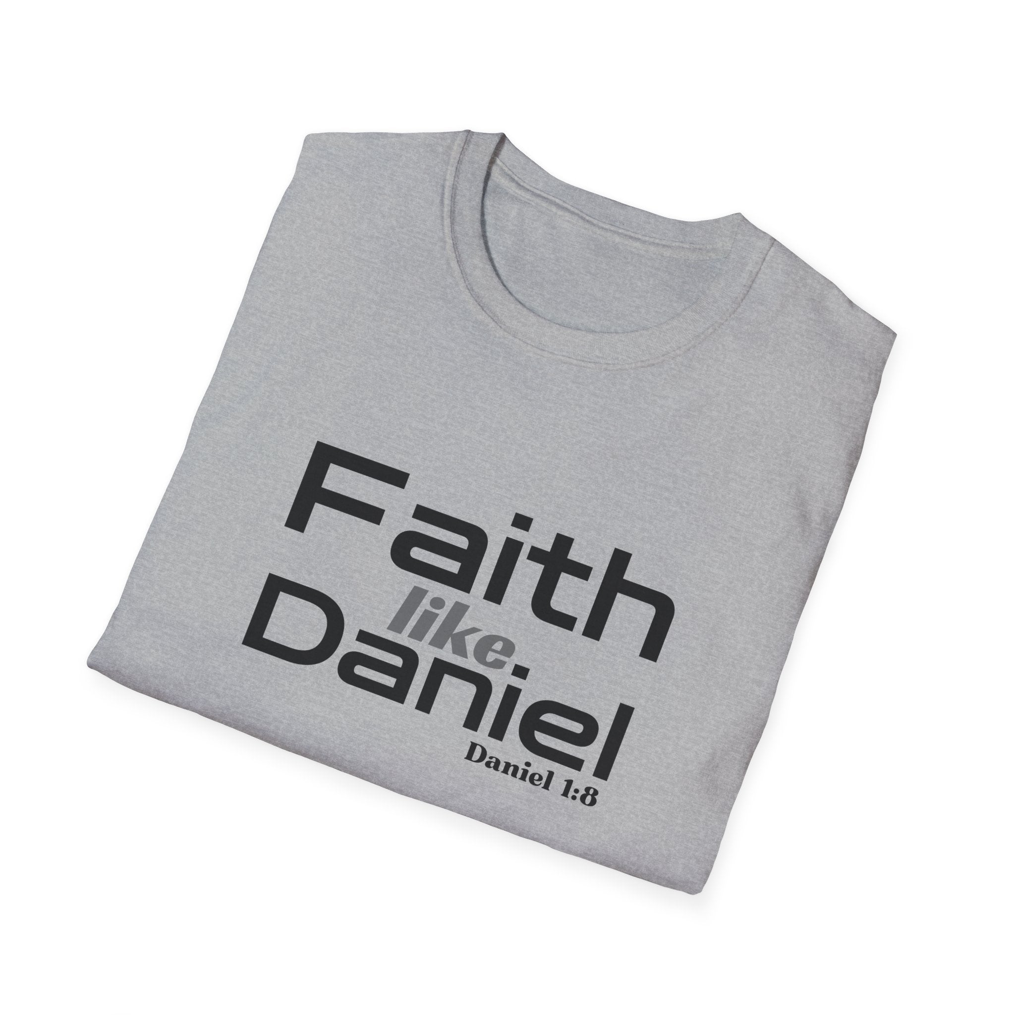 Faith Like Daniel T-Shirt – Christian Scripture Tee (Daniel 1:8)