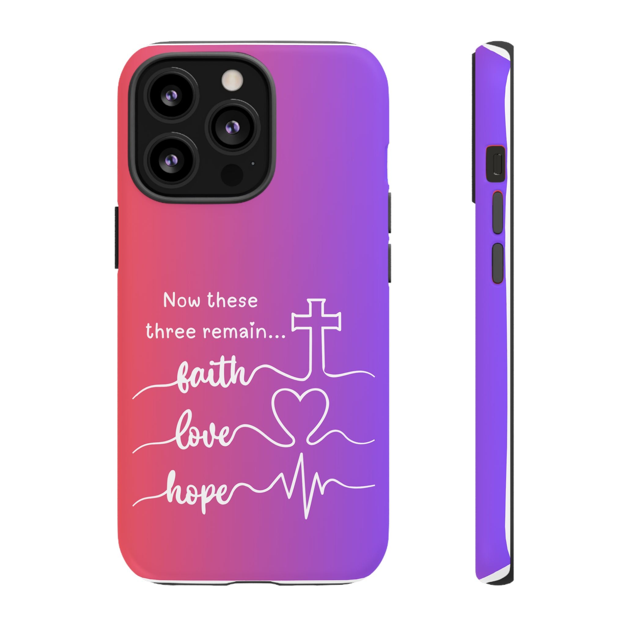 iPhone - Faith, Love & Hope Gradient Phone Case